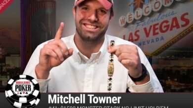 Mitchell Towner Monster Stack WSOP
