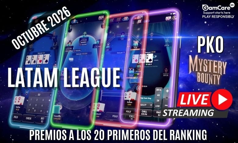 Mystery Bounty Latam League PKO 888poker 2026