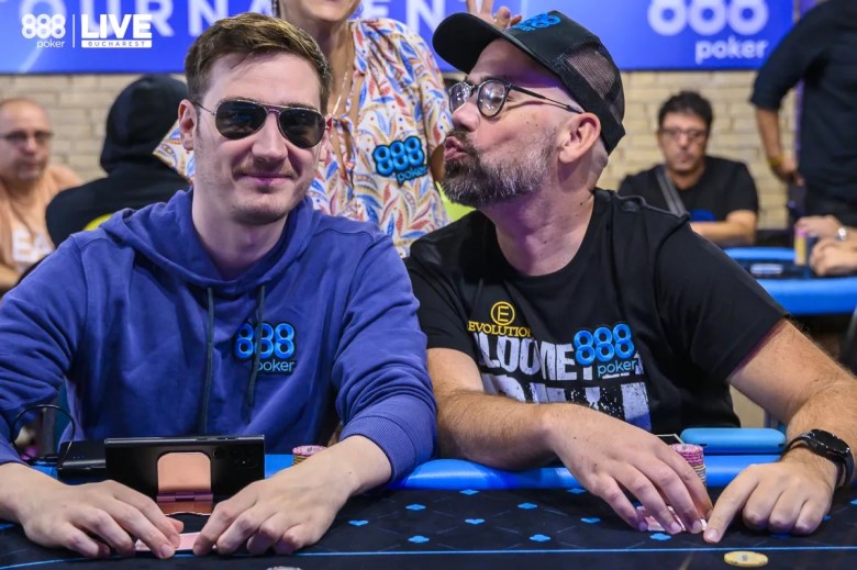 Nick y Ricardo Mateus 888poker LIVE Bucharest Days 1C