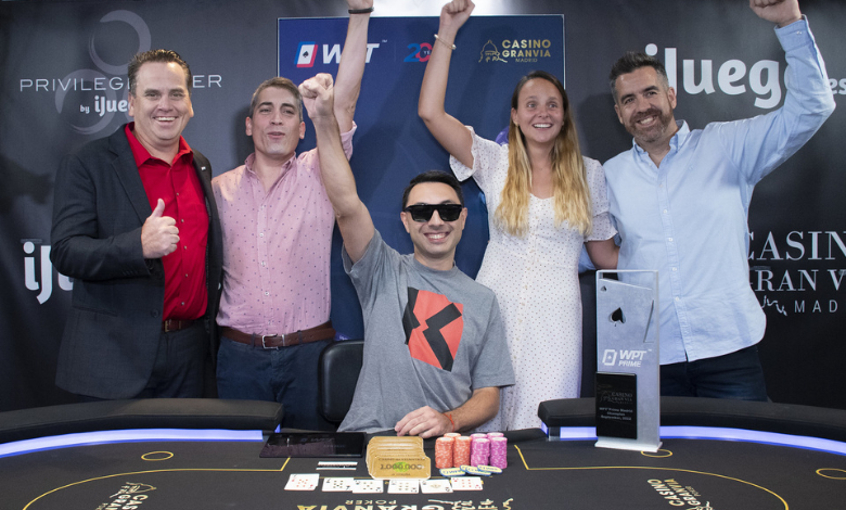 La primera edición del WPT Prime Madrid fue para Oleksii Koiev Oleksii Koiev