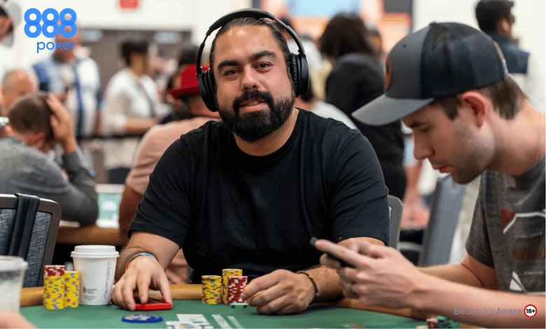 Oscar Alache Chile WSOP 2023 Main Event DIA 4