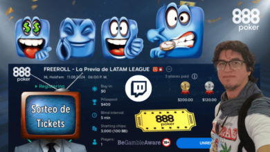 flyer invitacion al freeroll $400 previa de Latam League