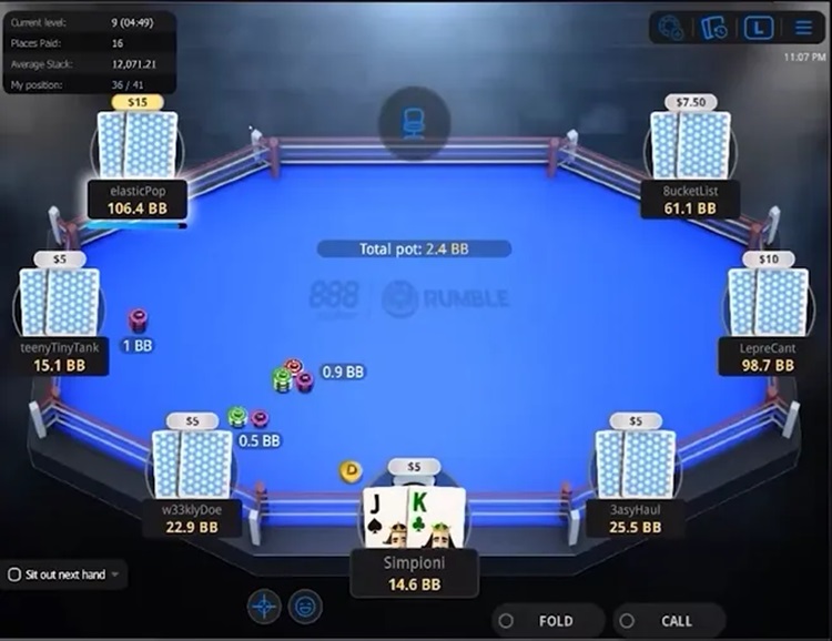 Pc 888poker mesas nuevas 2024 KO