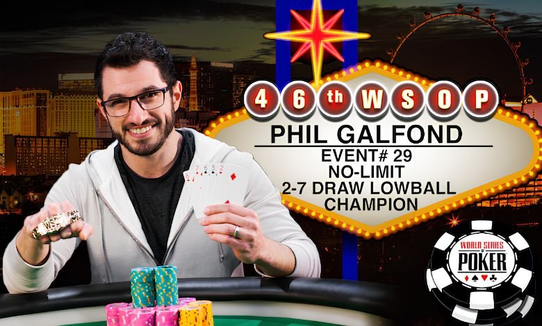 Phil Galfond consiguió su 2do brazalete en el Evento #29 2-7 Draw