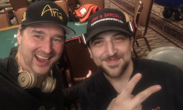 Phil Hellmuth y Kevin Roster