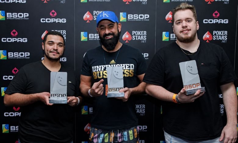 Podio de Ezequiel Waigel en el High Roller de la BSOP Río Quente