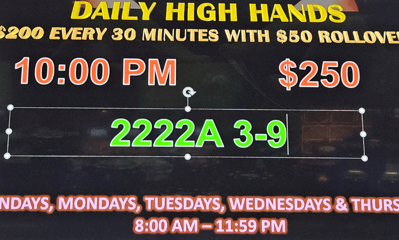Poker High Hand The Orleans Las Vegas