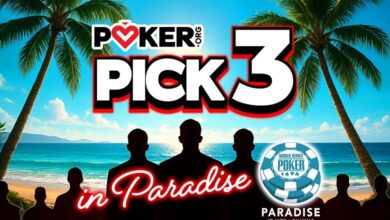 PokerOrg lanza Pick 3, un juego de fantasía con un premio de $30,000 para WSOP Paradise