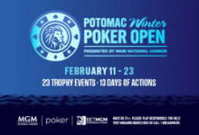 Potomac Winter Poker Open Returns to MGM National Harbor February 2026