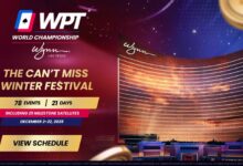 Publican el calendario del WPT World Championship 2025 en Wynn Las Vegas