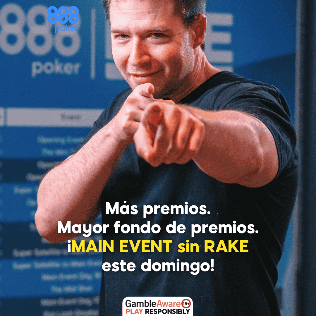 Rakeless 888poker man event 100k
