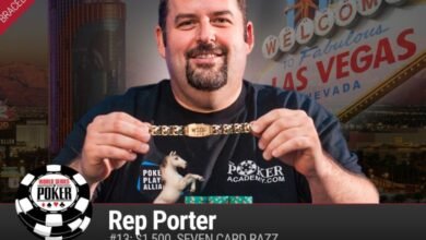 Rep Porter Evento #13 Razz WSOP