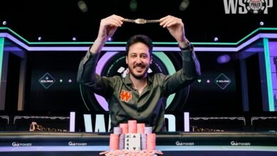 Resultados de la WSOP 2026: Adrián Mateos hace historia y la pareja Foxen celebra por partida doble