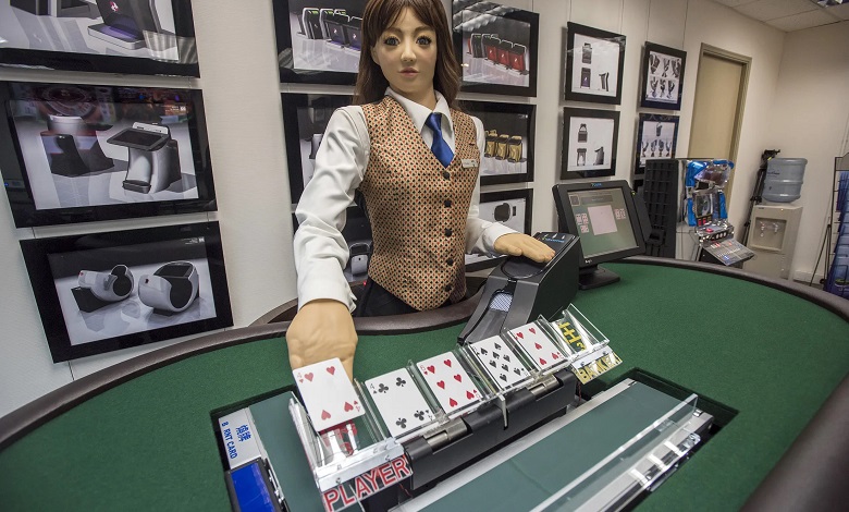 Robot Dealer Casino Paradise Entertainment