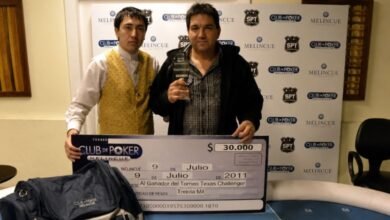 Ruben Mugia ganó el torneo Texas Challenge de Melincue Casino & Resort