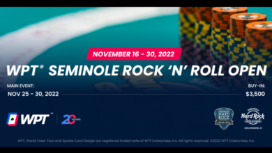 WPT Seminole Rock N' Roll Poker Open 2022