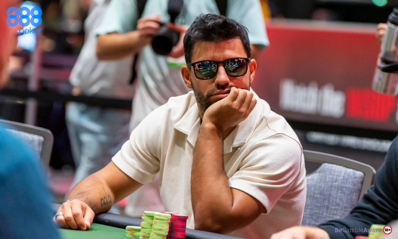 Sergio Kun Aguero WSOP 2023 High Roller 50k