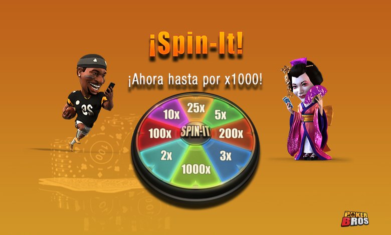 Conocé los juegos SPIN IT de PokerBROS Spin It PokerBros