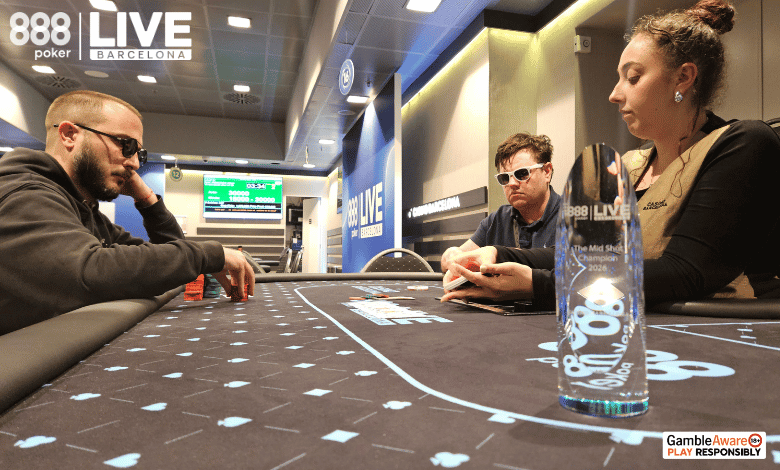 The Min Shot heads up 888poker Live Barcelona 2026