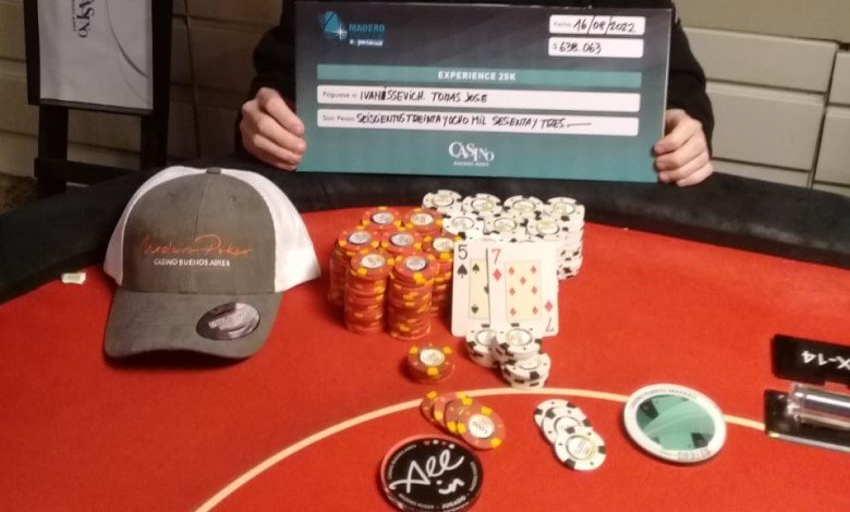 Tomás Ivanissevich se llevó la «Experience» de ser campeón en Madero Poker Tomás Ivanissevich Experince Madero Poker