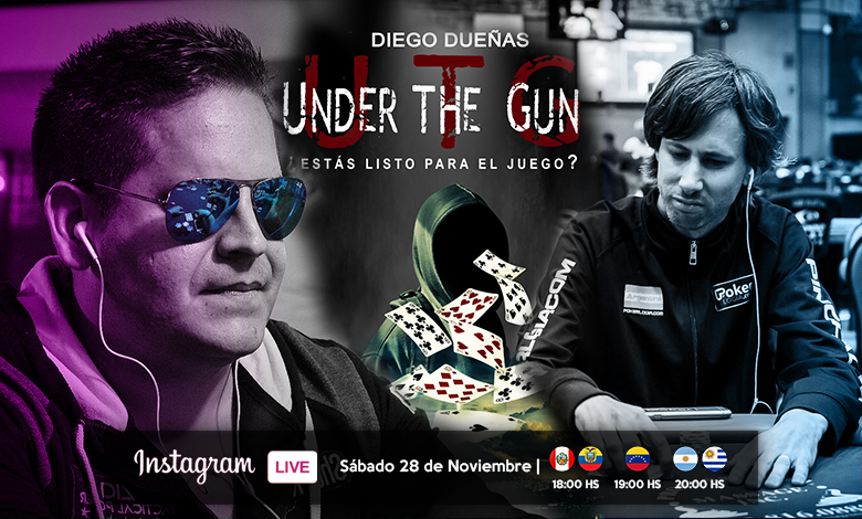 El Sábado haremos un Instagram Live para hablar de la novela «Under The Gun» UTG-IG-Live-Pokerlogia