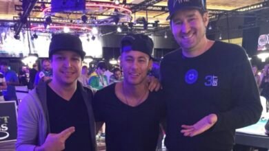 Un rail de lujo: Neymar fue avistado en la Serie Mundial de Poker