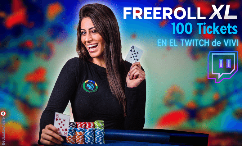 Clasifica gratis al Main Event de la XL SERIES de 888Poker VIVIAN SALIBA POKER 888 FREEROLL