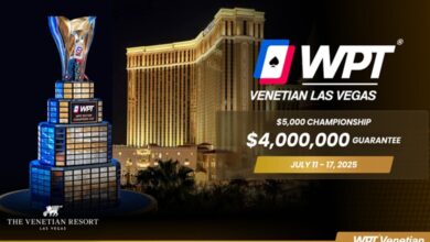 WPT Las Vegas Venetian Casino Julio 2025
