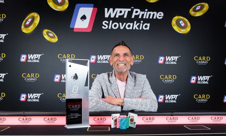 WPT Prime Slovakia Champion Sandor Mate HUNGRIA