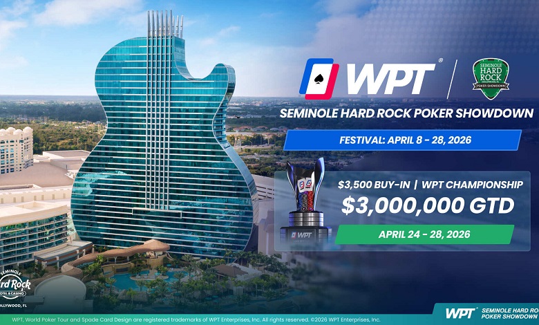 WPT regresa a Florida con el Championship del Seminole Hard Rock