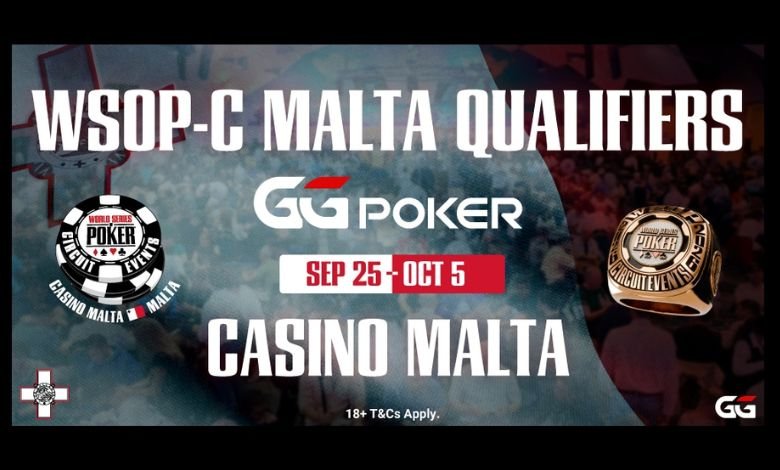 WSOP Circuit llega a Malta: clasificá exclusivamente en GGPoker