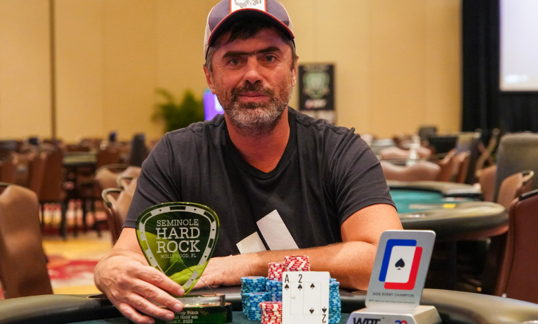 Título para Andrés Jeckeln en el Seminole Hard Rock andrés jeckeln título