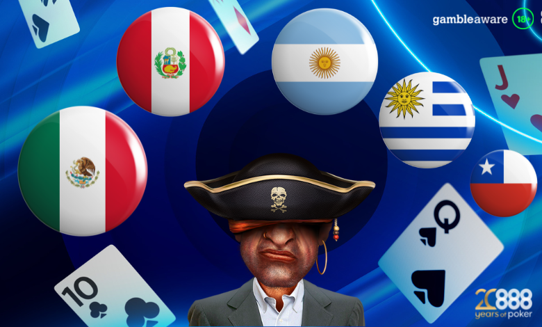 «BeGamble888» de Argentina y «420SilentBob» de México destacados en 888Poker argentina mexico peru uruguay chile 888poker