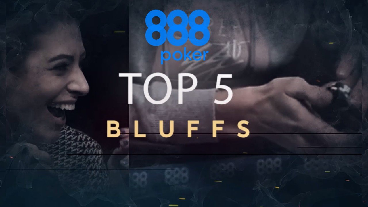 VIDEO: Mirá este TOP 5 de Bluffs Bluffs Video 888poker