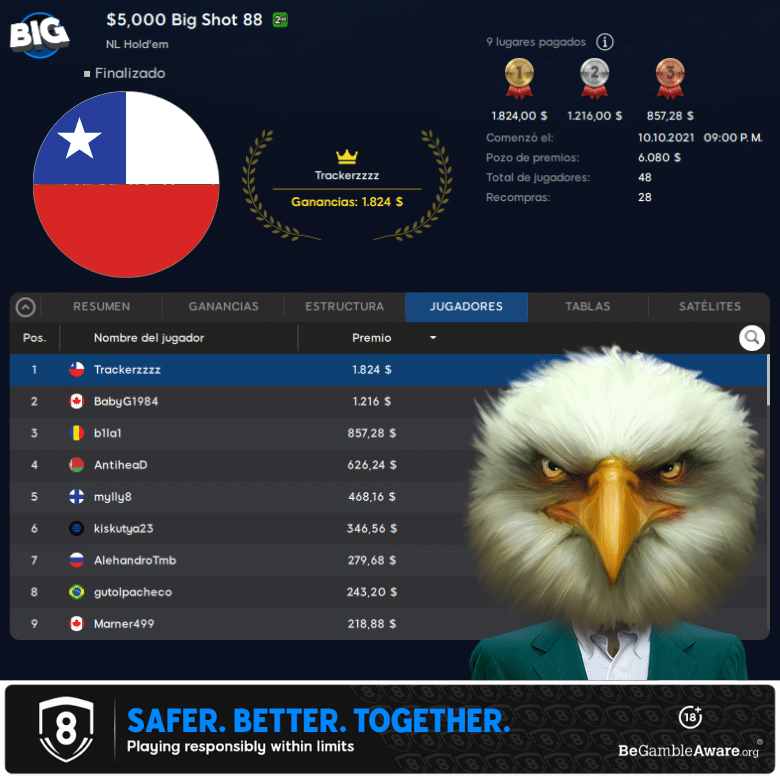 chile poker latam 888 freeroll