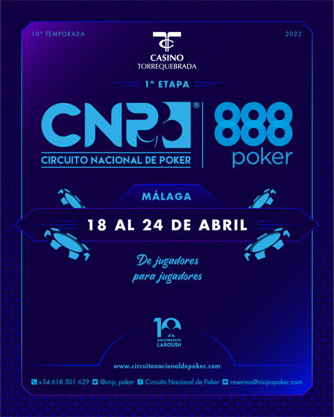 La bella localidad de la Costa del Sol volverá a acoger desde el lunes 18 hasta el domingo 24 de abril a cientos de aficionados al póker de toda España