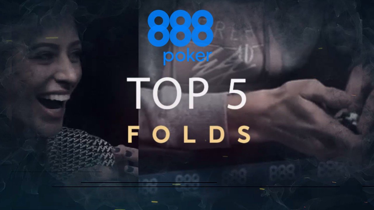 VIDEO: Mirá cinco grandes folds en torneos en vivo Folds 888poker Video