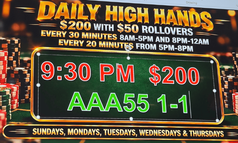 high hand The Orleans Vegas