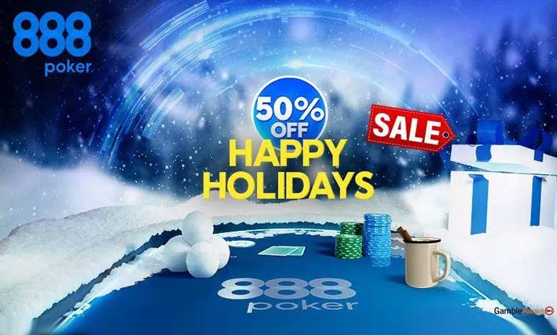 888poker happy holidays sale