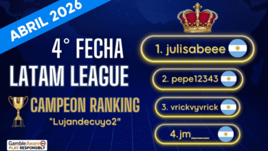 julisabeee campéona lujandecuyo2 Ranking latam league