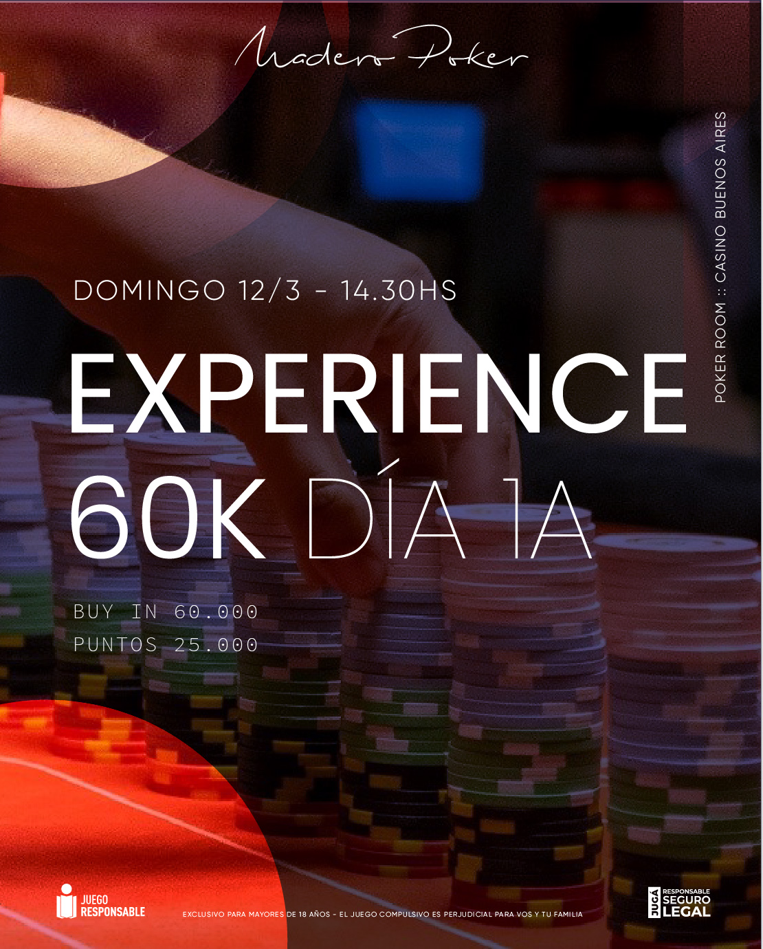 madero experience 60k dia 1A