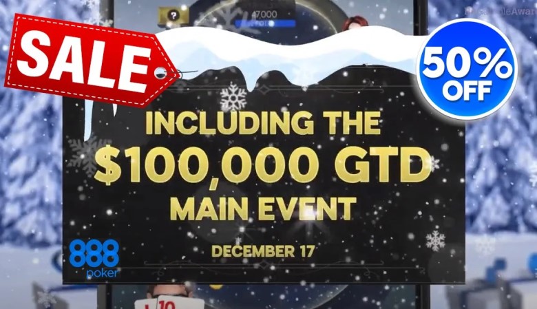 main event HAPPY HOLIDAYS SALE 888poker