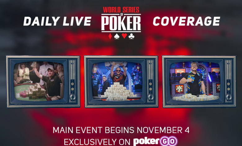 El Jueves empieza la cobertura del Main Event 2021 en Poker GO Main Event Poker Go