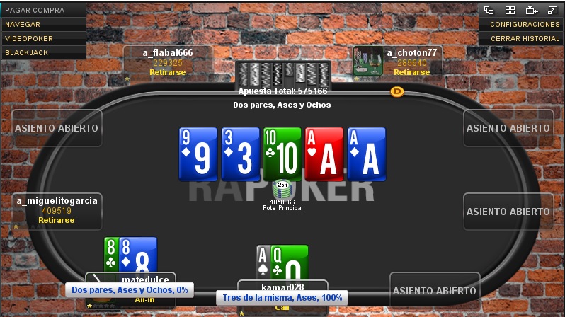 mtt mini high roller rapoker