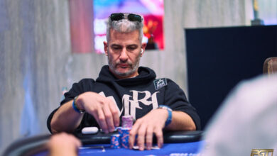 Nacho Barbero jugando en el Poker Open 2025