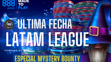 última fecha LATAM LEAGUE Ranking Mensual.