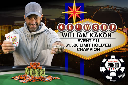 william-kakon event 11 wsop