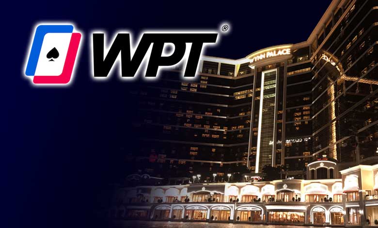 wynn palace con el logo de la wpt al lado