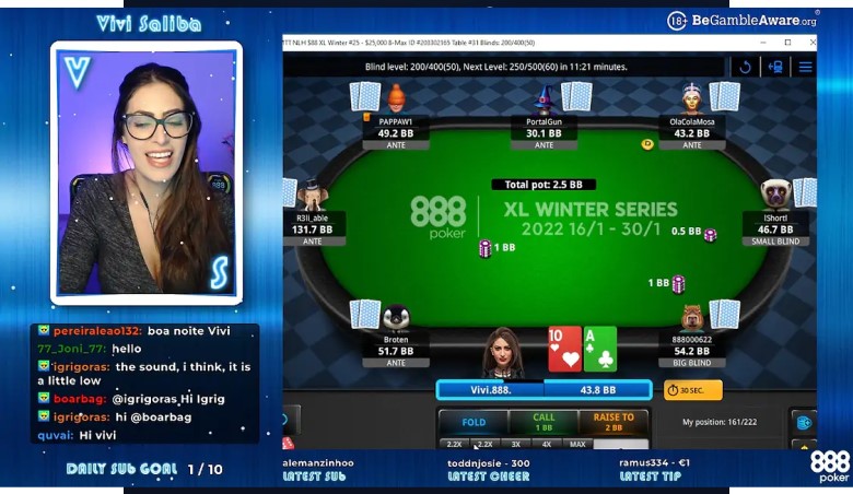 xl winter vivian saliba 888poker